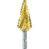 トラスコ中山(TRUSCO) 六角軸ステップドリル 3枚刃チタンコーティング 5〜22mm 3S-NMS-22G