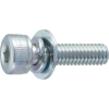 トラスコ中山(TRUSCO) 六角穴付組込ボルトI-3 三価白 M3×8 14本入 B777-0308