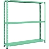 トラスコ中山(TRUSCO) CB型セミボルトレス軽量棚 1500X300XH1500 3段 グリーン CB-5533-GN