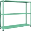 トラスコ中山(TRUSCO) CB型セミボルトレス軽量棚 1800X450XH1500 3段 グリーン CB-5643-GN