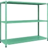 トラスコ中山(TRUSCO) CB型セミボルトレス軽量棚 1800X600XH1500 3段 グリーン CB-5663-GN
