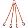 TRUSCO 4本吊ベルトスリングセット 25mm幅X1m 吊り角度60°時荷重1.72t(最大使用荷重2t) 4本吊ベルトスリングセット 25mm幅X1m 吊り角度60°時荷重1.72t(最大使用荷重2t) G25-4P10-1.72 画像1