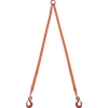 TRUSCO 2本吊ベルトスリングセット 35mm幅X2m 吊り角度60°時荷重1.72t(最大使用荷重2t) G35-2P20