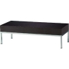 TRUSCO 木製テーブル ステンレス脚 天板ダークウッド MAV1210-DBR
