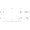 日機 簡易防水型LEDリニアライト AC100〜120V 簡易防水型LEDリニアライト AC100〜120V NLT2-20-AC-S 画像2