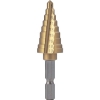 トラスコ中山(TRUSCO) 六角軸電気設備用ステップドリル 2枚刃チタンコーティング 19mm NMS-19EG-H