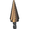 トラスコ中山(TRUSCO) ステップドリル 2枚刃チタンコーティング 5〜25mm 段数11 NMS-25G