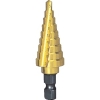 トラスコ中山(TRUSCO) ステップドリル 2枚刃チタンコーティング 6〜27mm 段数12 NMS-27G