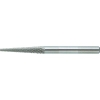 トラスコ中山(TRUSCO) 超硬バー テーパー型 Φ3(14°)X刃長11X軸3 ダブルカット TB5A031