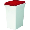 トラスコ中山(TRUSCO) 連結ワンハンドペール 45L レッド TRHP-45-R