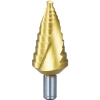 トラスコ中山(TRUSCO) ステップドリル 2枚刃チタンコーティング 6〜27mm 段数11 TSDSC27