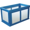 KUNIMORI プラスチック折畳みコンテナ パタコン N-180 ブルー 50210-N180-B