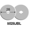 貝印カミソリ カッターナイフ替刃 丸刃28ミリ2枚入り カッターナイフ替刃 丸刃28ミリ2枚入り 5028JBL 画像2