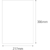 キングコーポ エコボールA4判 217×306mm 100枚入 エコボールA4判 217×306mm 100枚入 EBA4100 画像4