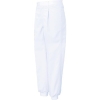 サンエス 男性用混入だいきらい横ゴム・裾口ジャージパンツ XL ホワイト FX70976J-XL-C11