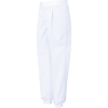 サンエス 女性用混入だいきらい横ゴム・裾口ジャージパンツ LL ホワイト FX70978J-LL-C11