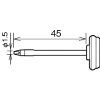 グット MSD-5用 替えこて先 MSD-5用 替えこて先 MSD-5HRT-D 画像2