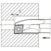 京セラインダストリアルツールズ 内径・奥端面加工用超硬防振バー C/E-SCLC-A(N) S10L-SCLCL06-12A