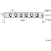 SANWA 工事物件タップ 抜け止めコンセント 6個口 ケーブル長10m 工事物件タップ 抜け止めコンセント 6個口 ケーブル長10m TAP-K6-10 画像2