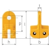 キトー チェンスリング カナグ部材(ピンタイプ) ツナギカナグVB 基本使用荷重2.4t チェンスリング カナグ部材(ピンタイプ) ツナギカナグVB 基本使用荷重2.4t VB2070 画像2