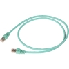 コーニング Cat6A STPパッチコード2m 青緑 VOL-6ASFL-L2-TL