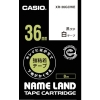 カシオ ネームランド専用カートリッジ 36mm 白テープ/黒文字 XR-36GCWE