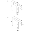 ダイドーハント カラー T字 白 47 4組入 ネジ付 カラー T字 白 47 4組入 ネジ付 00062705 画像2