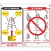 つくし 標識 「脚立の点検項目、禁止動作」 48-J