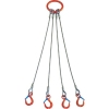 大洋 4本吊 ワイヤスリング 1.6t用×1m 4WRS