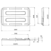 YAZAKI ポリテナーPT-5用蓋 クリアー ポリテナーPT-5用蓋 クリアー PT-5L 画像2