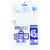 ワタナベ 透明ゴミ袋(再生原料タイプ)45L (10枚入) U-45