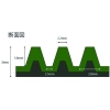 WAKI 筋ゴムマット緑 3×1000×5M 筋ゴムマット緑 3×1000×5M WRC-G/B 画像2