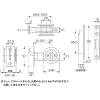 MK チューブラ引戸鎌錠 シルバー (表示付) B/S38mm チューブラ引戸鎌錠 シルバー (表示付) B/S38mm A-100HY387 画像2