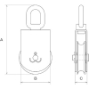 水本 ステンレス サンマブロック 参考使用荷重300kgf ステンレス サンマブロック 参考使用荷重300kgf A-716 画像2