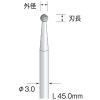 ミニモ 電着CBNバー #140 φ2 電着CBNバー #140 φ2 AD5906 画像2