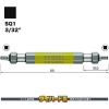 ベッセル 剛彩ビット 2本組 (両頭スクエア) SQ1×65mm 剛彩ビット 2本組 (両頭スクエア) SQ1×65mm GS14SQ1065 画像2