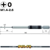 ベッセル 剛彩ビット 精密タイプ 2本組 (片頭) +0×82mm 剛彩ビット 精密タイプ 2本組 (片頭) +0×82mm GS160082 画像2