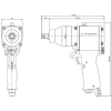 ベッセル 超軽量エアーインパクトレンチGT1600VPH 超軽量エアーインパクトレンチGT1600VPH GT-1600VPH 画像2