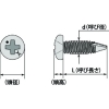 MIYAGAWA 薄板専用ドリルねじナベ バリスター 4X16 31本入 薄板専用ドリルねじナベ バリスター 4X16 31本入 MX112-16-PC1 画像2