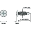 MIYAGAWA 薄板専用ドリルねじ薄バインド バリスター 4X13 33本入 薄板専用ドリルねじ薄バインド バリスター 4X13 33本入 MX120-13-PC1 画像2