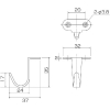 MK ステンレスフック TYPE-4 ステンレスフック TYPE-4 S-757 画像2