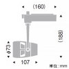 遠藤照明 【受注生産品】LEDスポットライト プラグタイプ D60タイプ 12Vφ50省電力ダイクロハロゲン球75形50W相当 中角配光 位相調光 ナチュラルホワイト(4200K) 白 【受注生産品】LEDスポットライト プラグタイプ D60タイプ 12Vφ50省電力ダイクロハロゲン球75形50W相当 中角配光 位相調光 ナチュラルホワイト(4200K) 白 ERS5611W 画像2