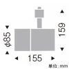 遠藤照明 LEDグレアレススポットライト ロングフード プラグタイプ 2400TYPE CDM-T70W相当 中角配光 非調光 ナチュラルホワイト(4200K) 演色Ra83 LEDグレアレススポットライト ロングフード プラグタイプ 2400TYPE CDM-T70W相当 中角配光 非調光 ナチュラルホワイト(4200K) 演色Ra83 ERS5888WA 画像2