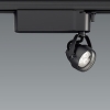 遠藤照明 LEDスポットライト プラグタイプ 600TYPE 110Vφ50省電力ダイクロハロゲン球50W形40W相当 狭角配光 非調光 電球色 黒 ERS6237B