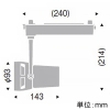 遠藤照明 LEDスポットライト 《LEDZ Fresh Deliシリーズ》 生鮮食品用 プラグタイプ F300 セラメタプレミアS70W相当 中角配光 非調光 フレッシュE(2900K) 白 LEDスポットライト 《LEDZ Fresh Deliシリーズ》 生鮮食品用 プラグタイプ F300 セラメタプレミアS70W相当 中角配光 非調光 フレッシュE(2900K) 白 ERS5986W 画像2