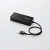 ELECOM USB-A 1Gbps有線LANアダプター[USBハブ付き] USB-A 1Gbps有線LANアダプター[USBハブ付き] EDC-GUA3H2-B 画像1