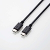 ELECOM USB2.0ケーブル(認証品、USB Type-C(TM) to USB USB2.0ケーブル(認証品、USB Type-C(TM) to USB U2C-CC5PC20NBK 画像1