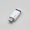 ELECOM USB3.1(Gen1)対応 ノック式USBメモリ MF-PKU3128GWH