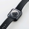 ELECOM Apple Watch45mm用フルカバーケース プレミアムガラス Apple Watch45mm用フルカバーケース プレミアムガラス AW-21AFCGMBK 画像3