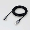ELECOM USB2.0ケーブル(認証品、A-C、L型コネクタ) USB2.0ケーブル(認証品、A-C、L型コネクタ) MPA-ACL20NBK2 画像2